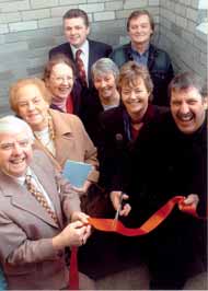 Cutting the Ribbon - select the image or caption to see a larger view